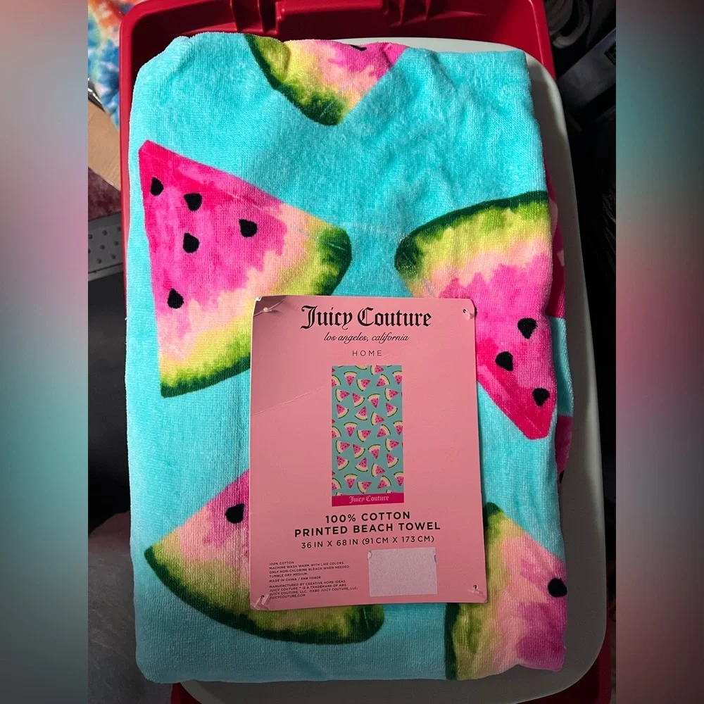Juicy Couture Watermelon Beach Towel